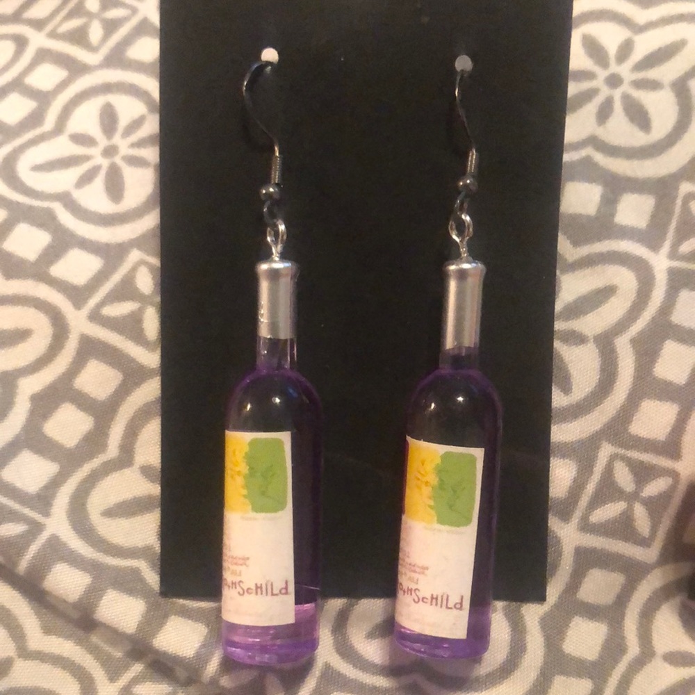 Wine Bottle Earrings